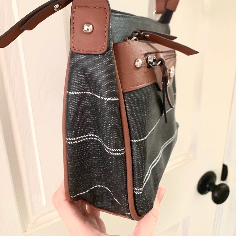 DARK GREY ROSETTI PURSE - Picture 5 of 6
